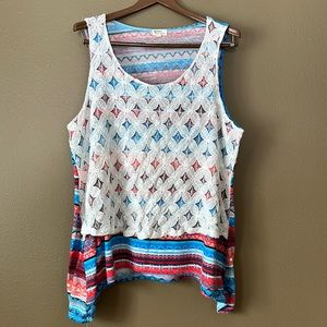 Women’s Madison & Berkeley tank; size 2X